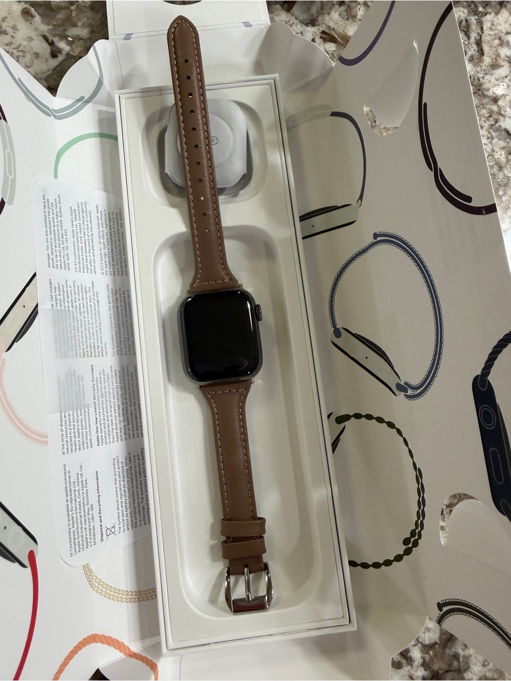 Apple Watch series 9 41mm stainless steel graphite